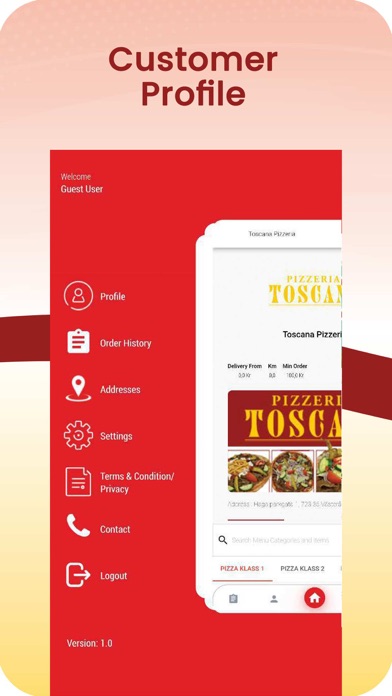 Toscana Pizzeria Screenshot