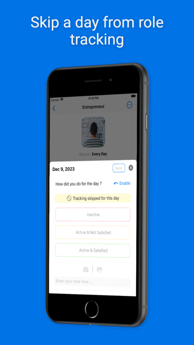 RolesTracker Screenshot