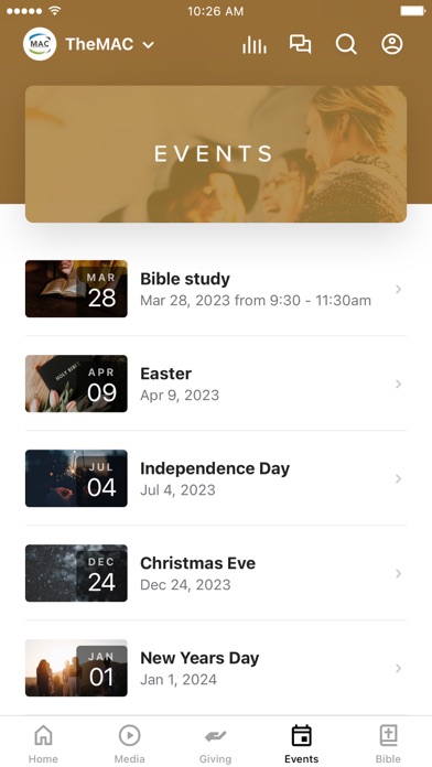 Mansfield Alliance Church Screenshot