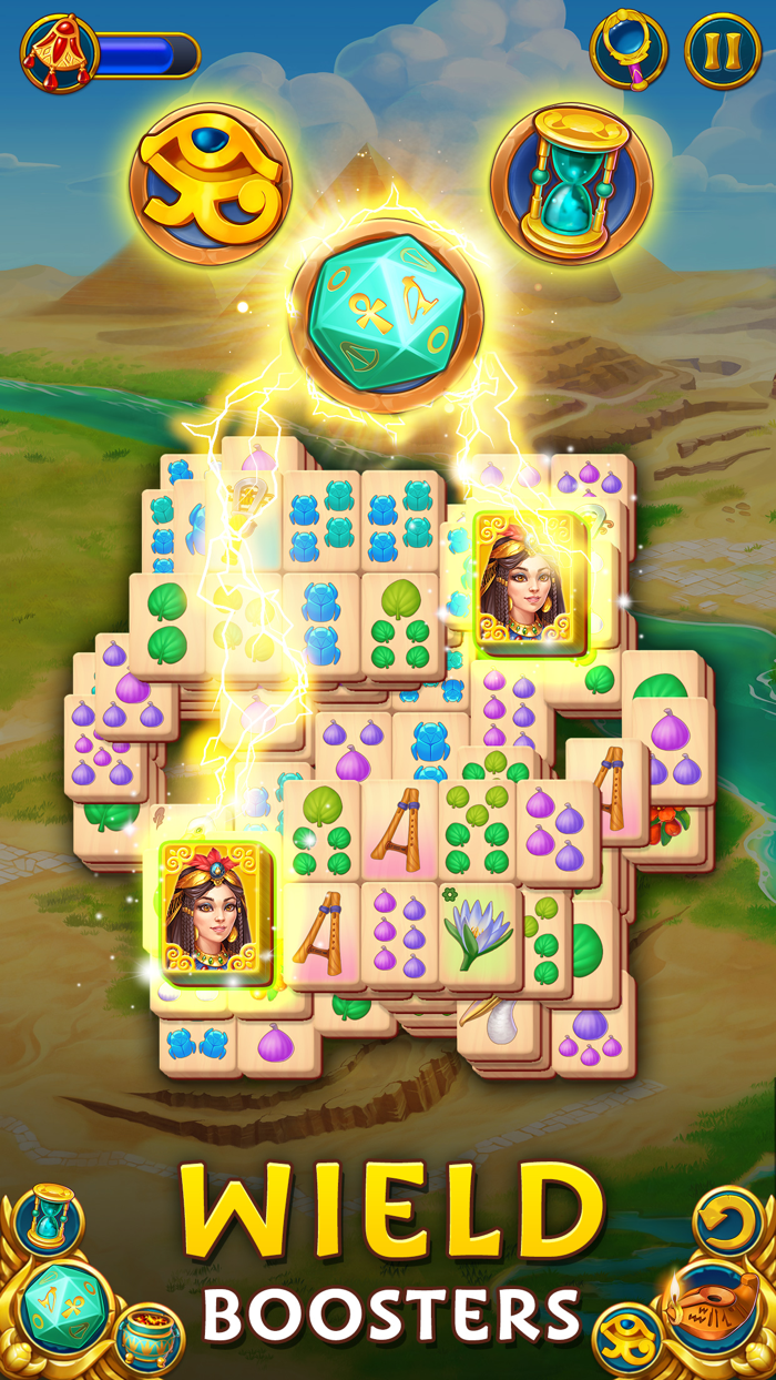 Pyramid of Mahjong Tile Game