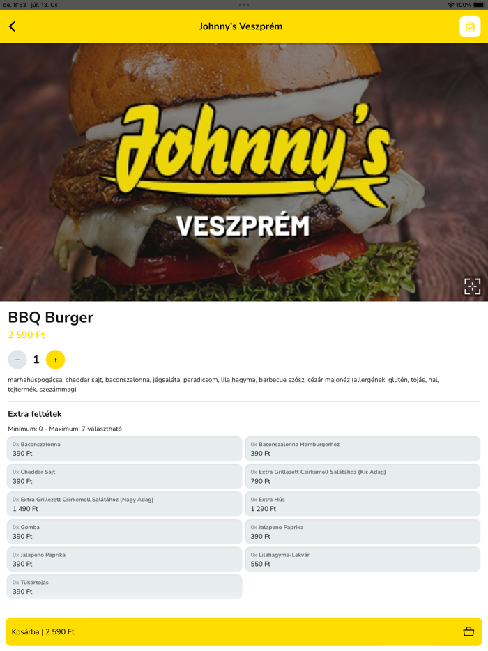 Johhnys Bistro Budapest