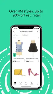 thredup: online thrift store iphone screenshot 2
