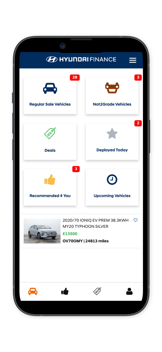 Hyundai Dealer Purchasing App