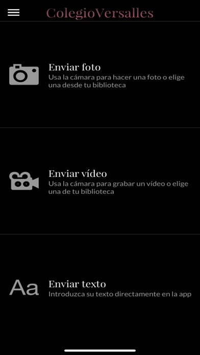 Colegio Versalles iPhone screenshot 4 - Education app