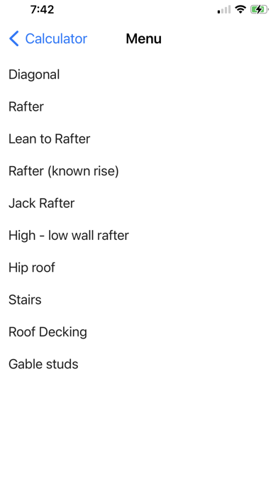 Construction Calculator - Feet Screenshot