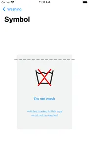 wash - laundry symbols iphone screenshot 3