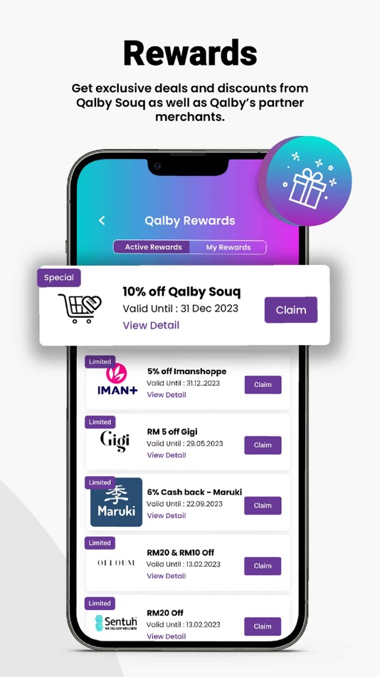 #3. QalbyApp (iOS) 由: Eternal Rewards Sdn Bhd
