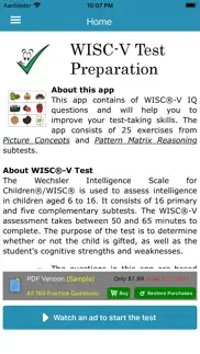 wisc-v test preparation iphone screenshot 1