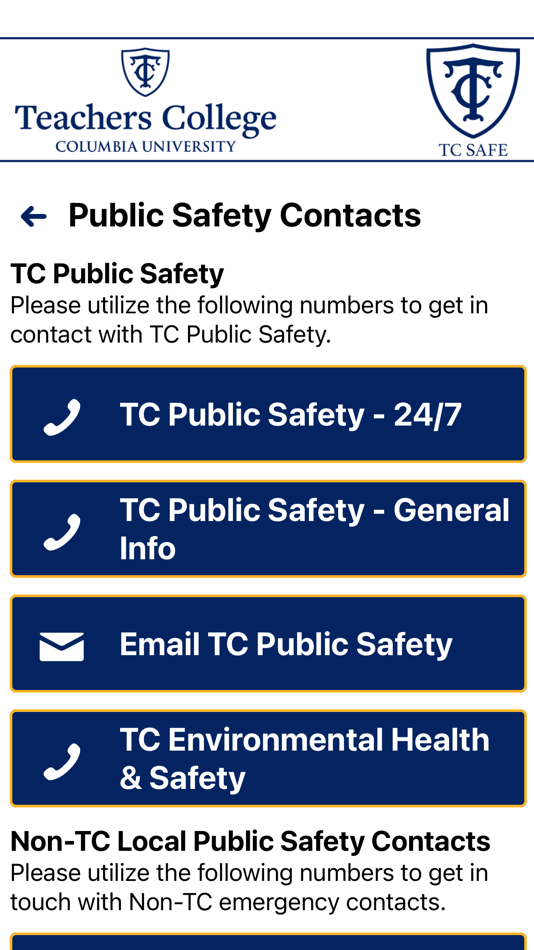 #2. TC Safe (iOS) Podle: Teachers College, Columbia University