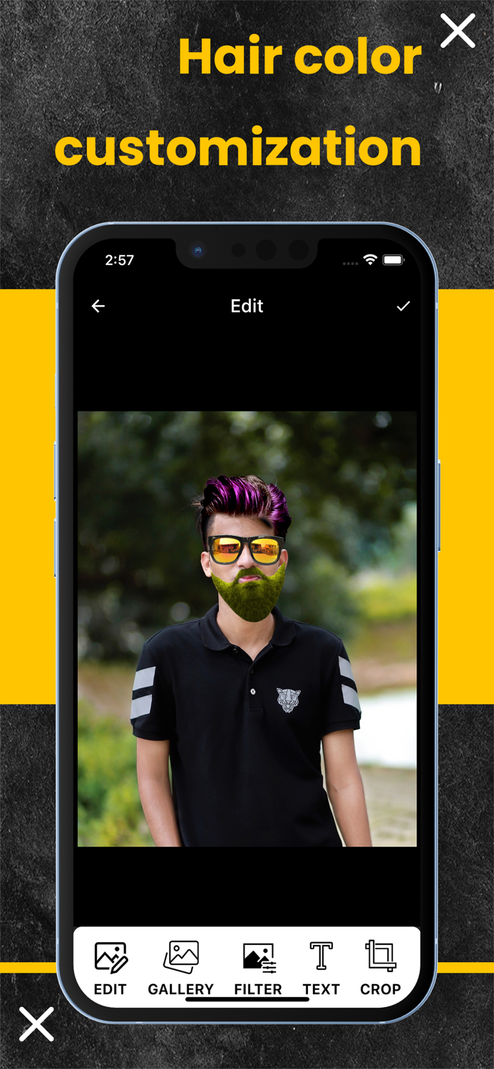 Man Hair Style Photo Maker