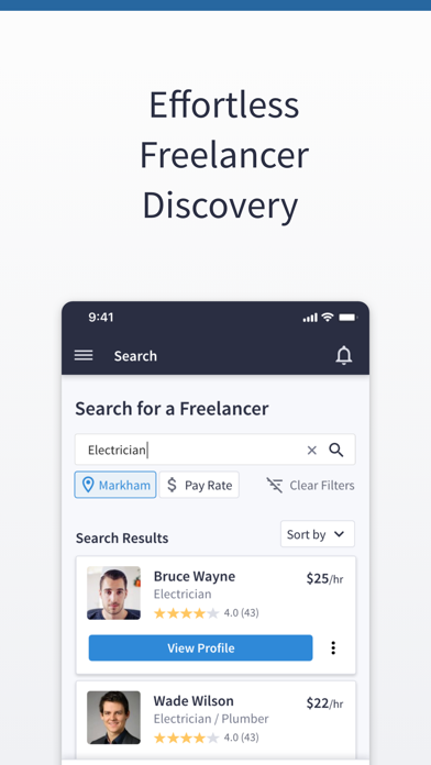 Veyley Hire Screenshot