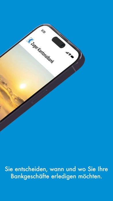 Screenshot #2 pour ZugerKB Mobile Banking
