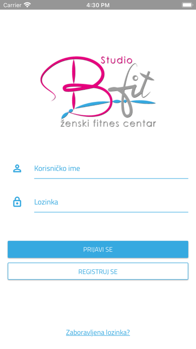 Studio B-fit Screenshot
