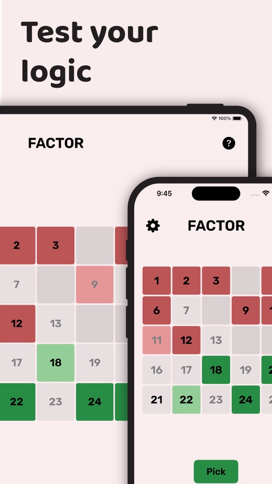 #2. Factor! (iOS) By: Samuel Gauck