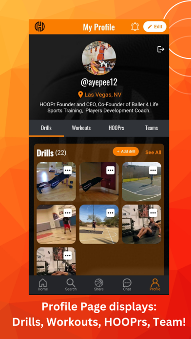 HOOPr Basketball Screenshot