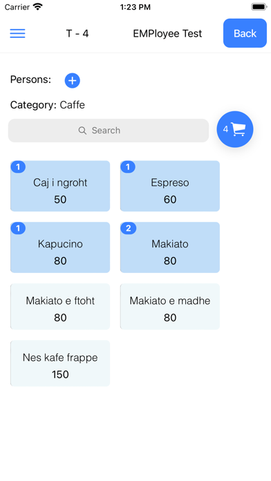 Caffe Bar Screenshot