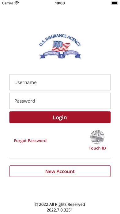 U.S. Insurance Agency Screenshot