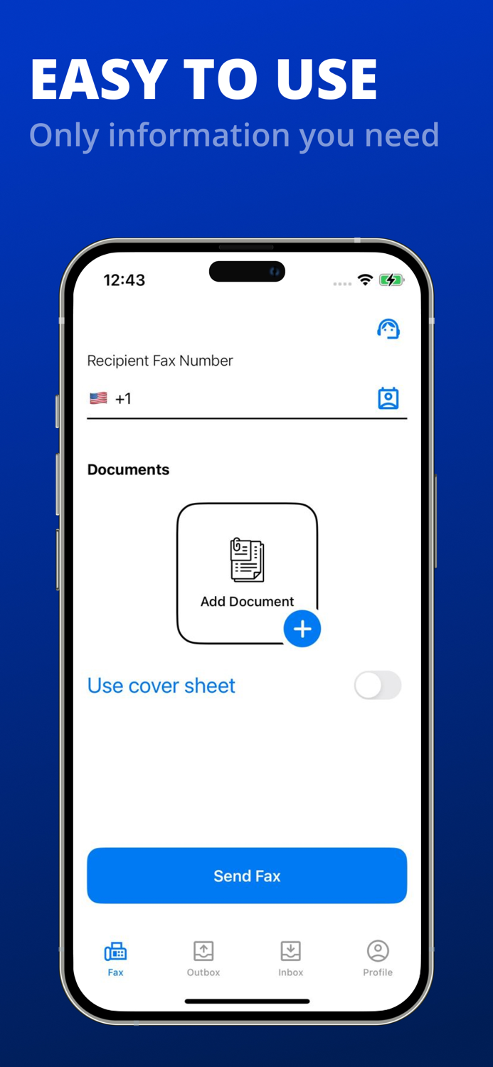 FAX App - Send Documents Easy