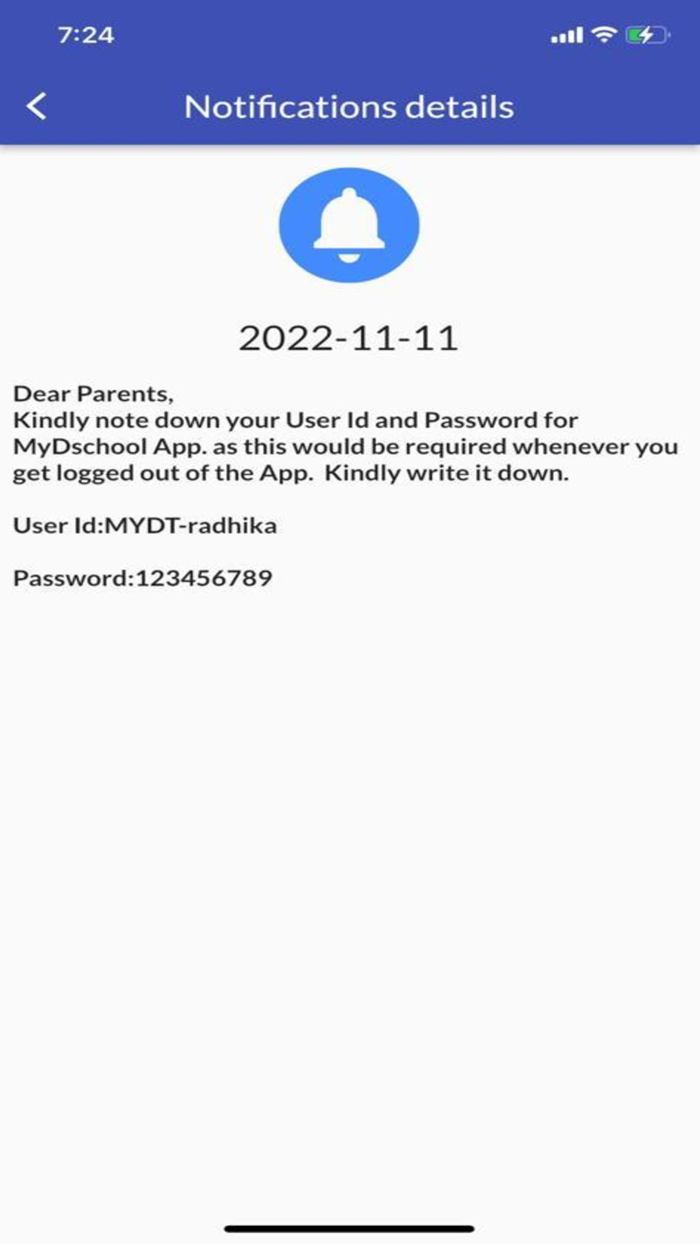 Parent App V1