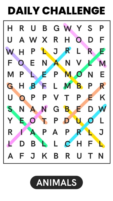 Word Search - Word Find Gamesのおすすめ画像3