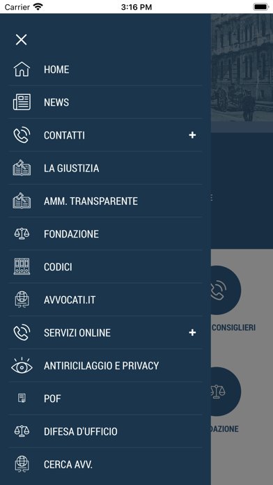 Ordine Avvocati Salerno Screenshot