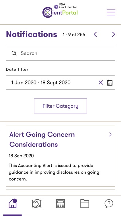 P&A GT Client Portal