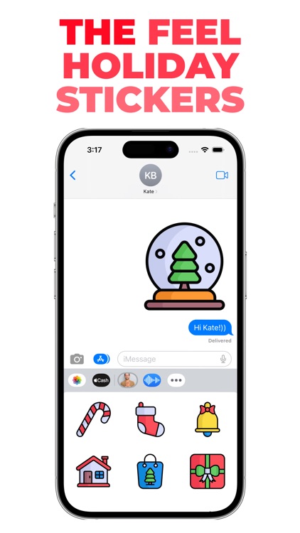 The Feel Holiday stickers