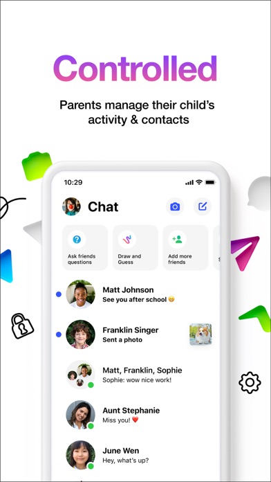 Messenger Kids Screenshot on iOS