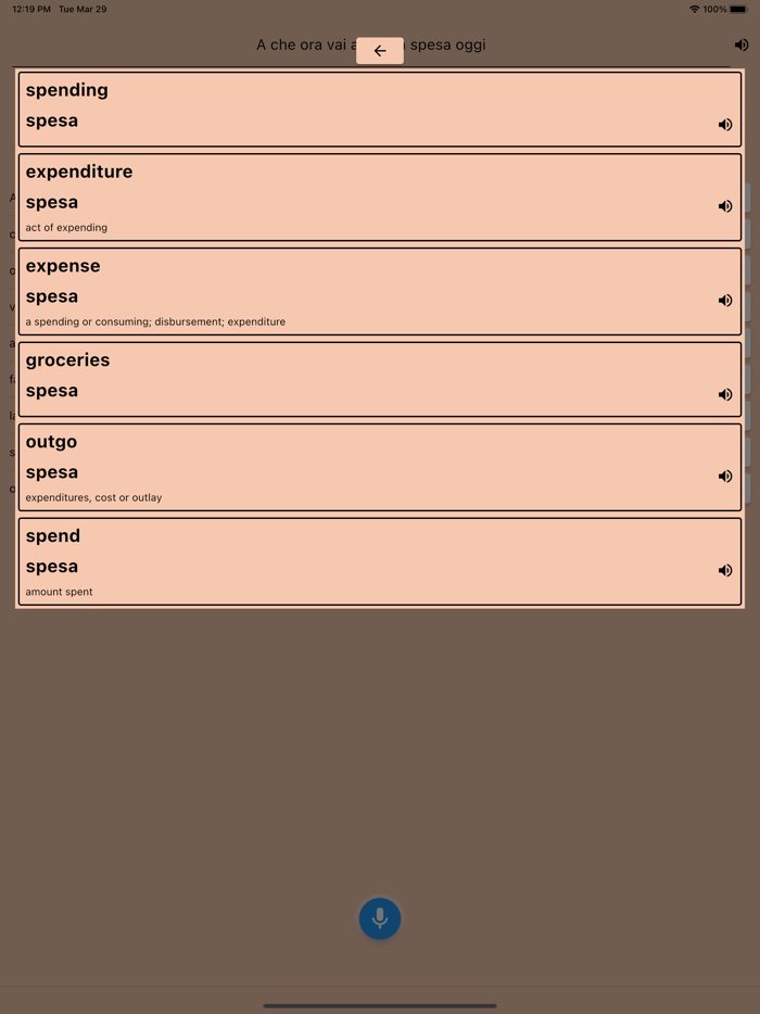 AI Italian Dictionary