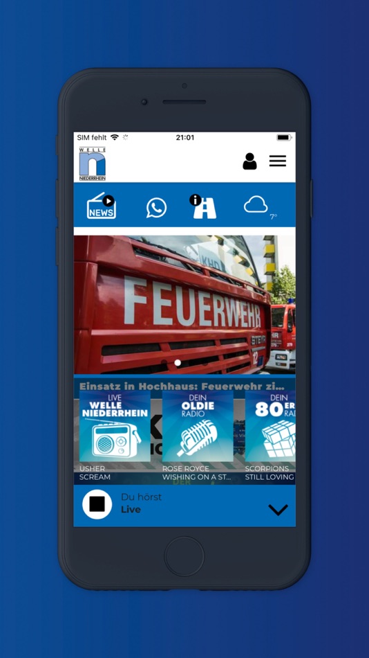 #2. Welle Niederrhein (iOS) 由: PFD Pressefunk GmbH