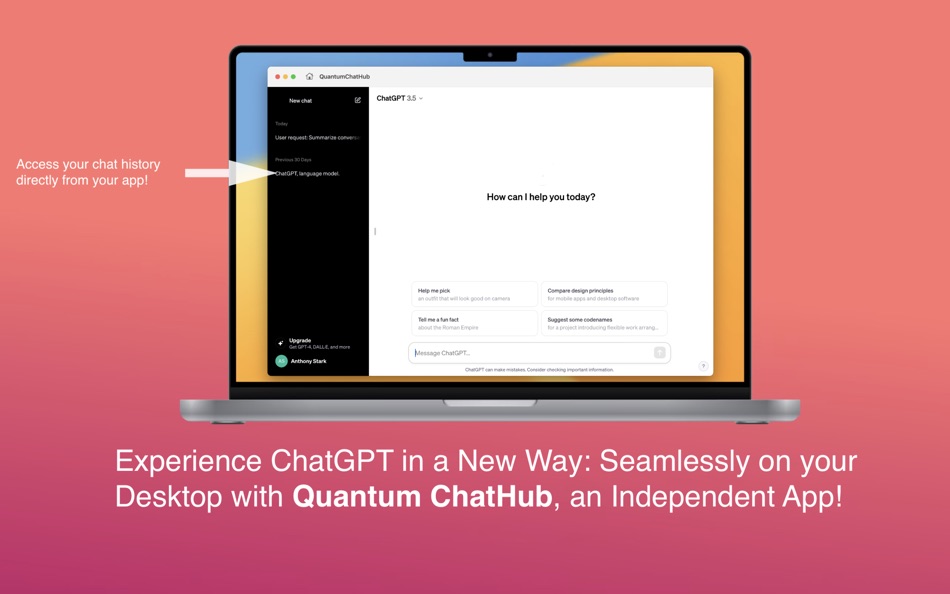 #3. Quantum ChatHub (macOS) By: Anthony Stark