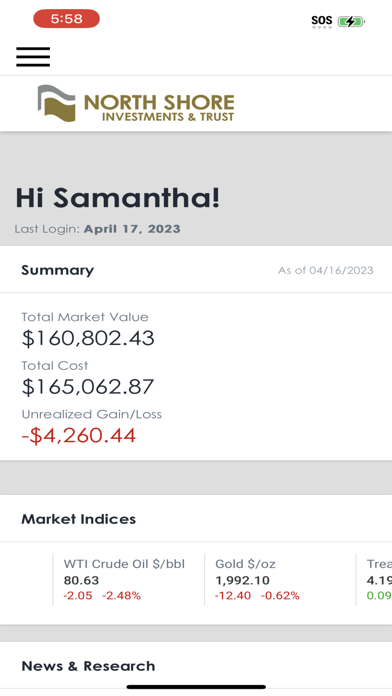 NS Invest Screenshot