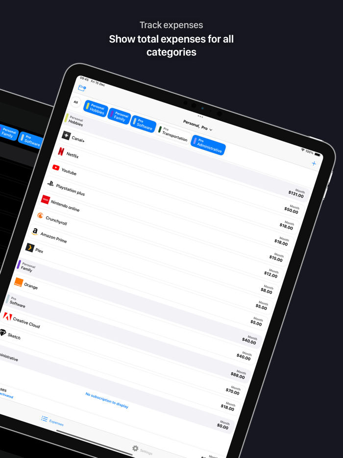 Subscriptions - Abot