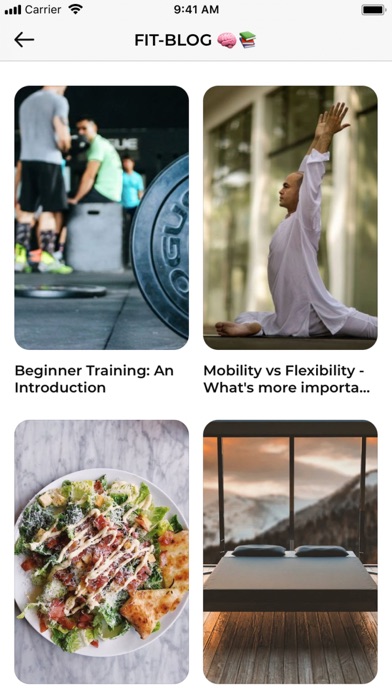 Fitara Fitness Screenshot