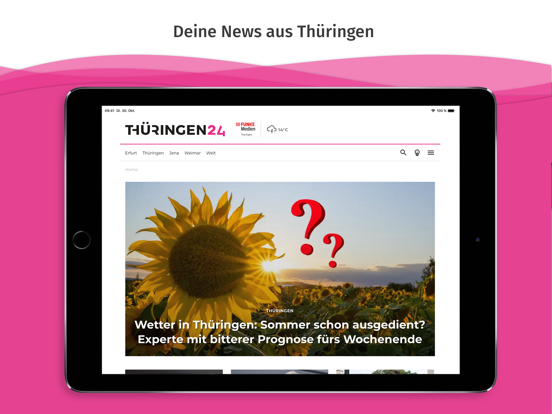Screenshot #4 pour Thüringen24
