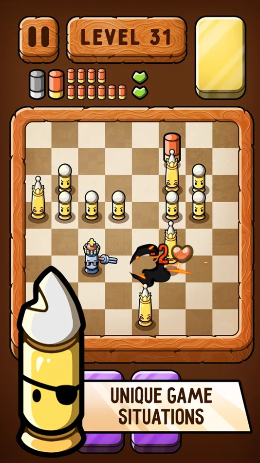 #4. Bullet Chess: Board Shootout (iOS) 由: Timuz
