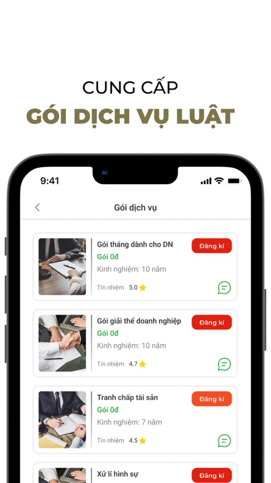 #4. Golusa: Dịch vụ pháp lý (iOS) Με: Duy Bui