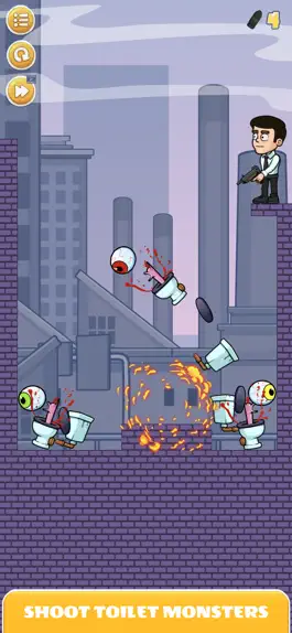 Game screenshot Eye Attack: Toilet Monster War apk