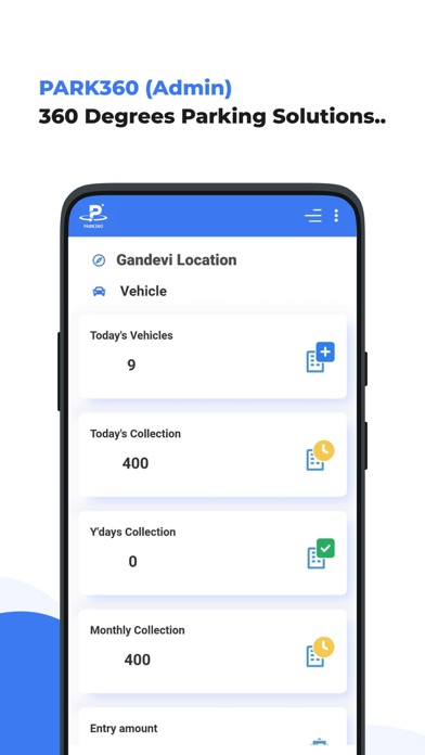 PARK360 Admin Screenshot