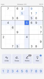 sudoku classic puzzles games iphone screenshot 1