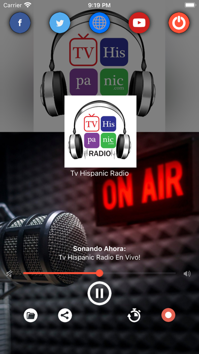Tv Hispanic Radio Screenshot