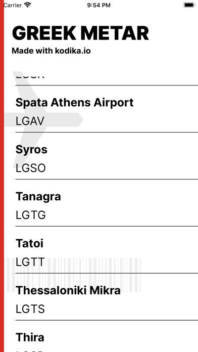 Screenshot #3 pour Greek METAR