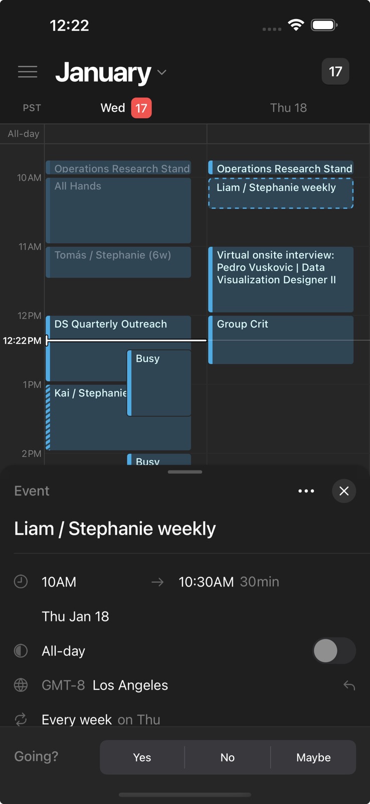 Notion Calendar iphone screenshot 3