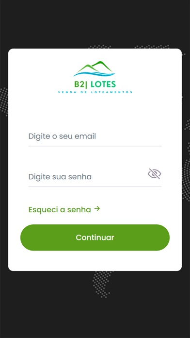B2 Lotes - Área do Cliente Screenshot