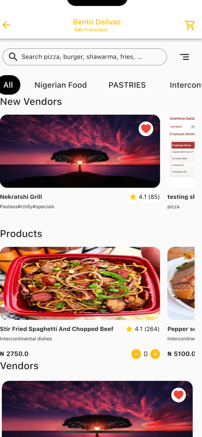 Bento Delivaz - Food Delivery