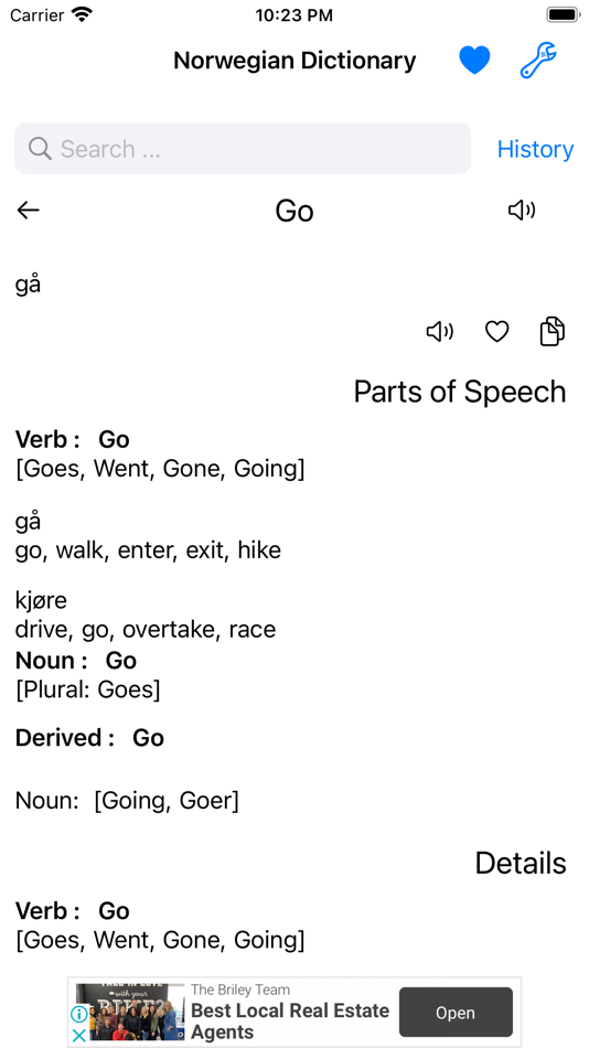 #2. Smart Norwegian Dictionary (iOS) Podle: Md Shihab Uddin