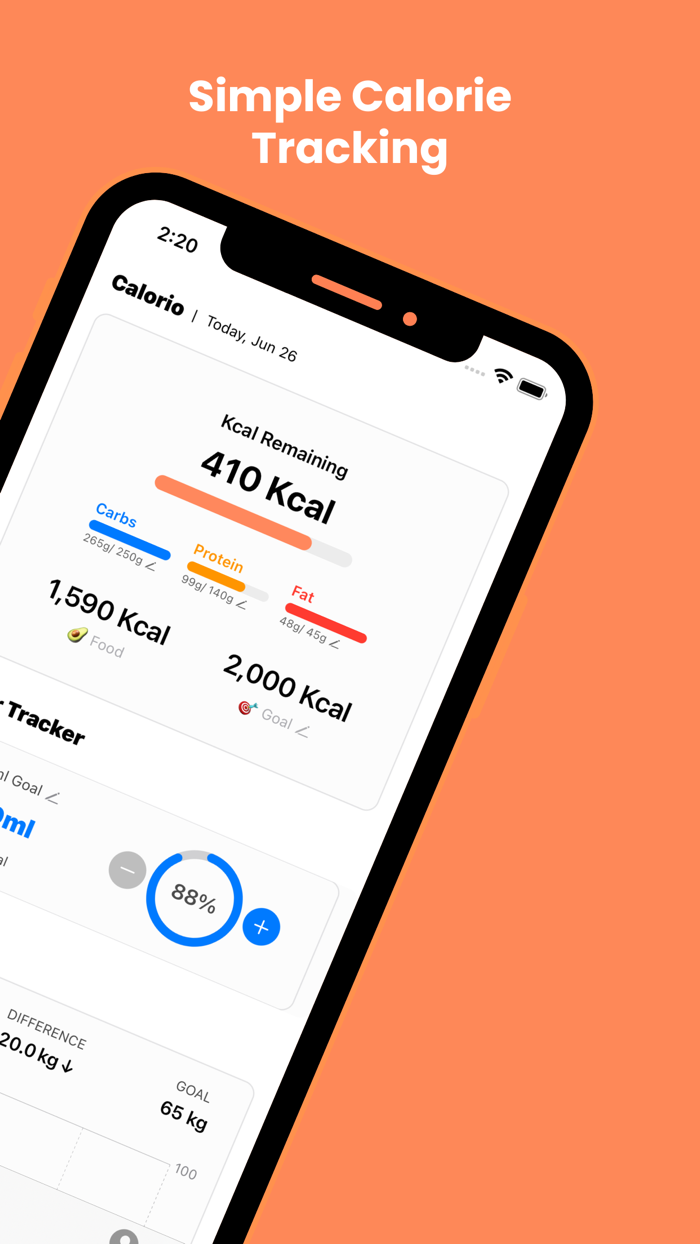 Calorio Nutrition Tracker