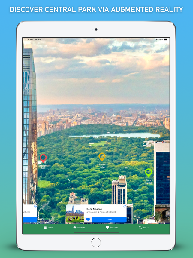 ‎360 Central Park AR NYC Map Screenshot