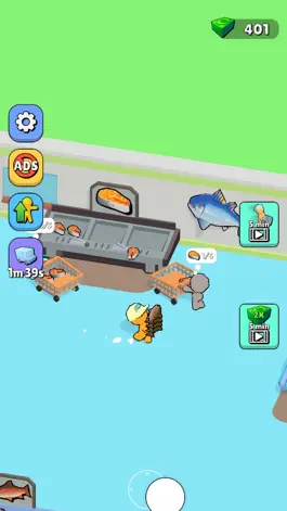 Game screenshot My Fish Mart: Idle Shop Fever apk