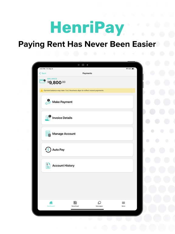 Henri Home iPad screenshot 2 - Lifestyle app